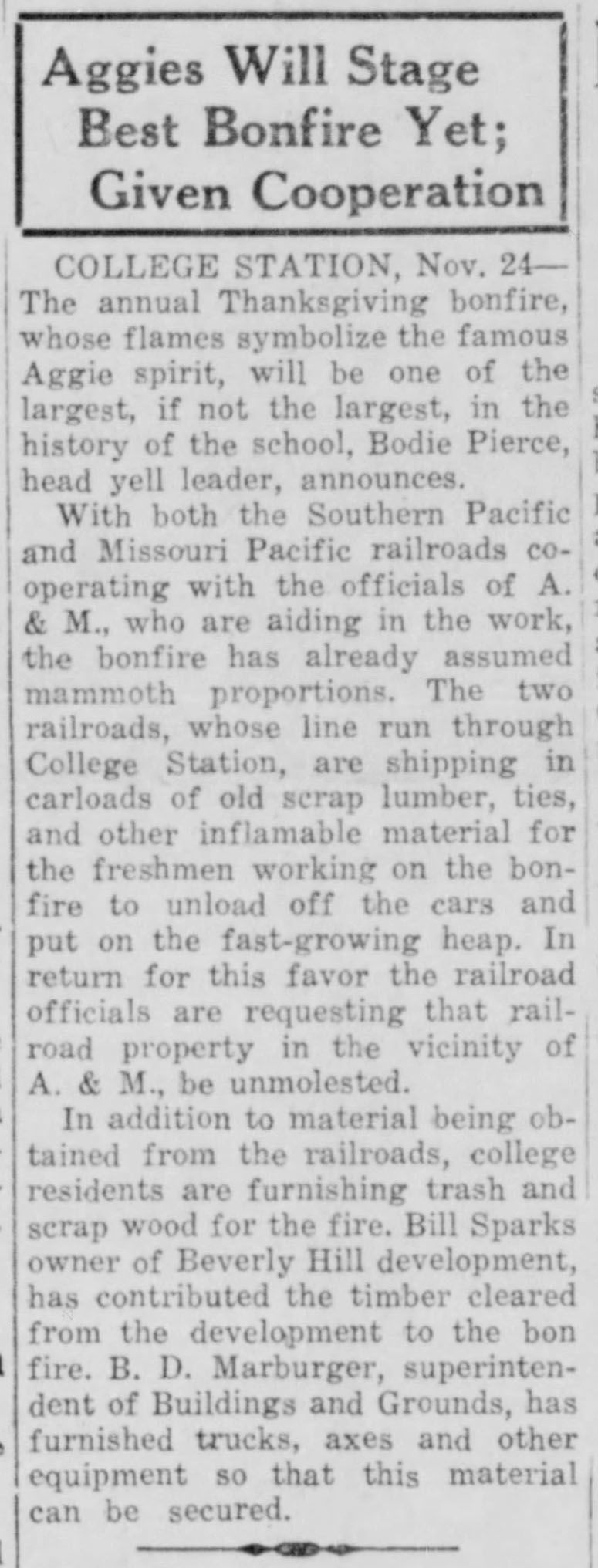 The Eagle Archives: November 24, 1939
